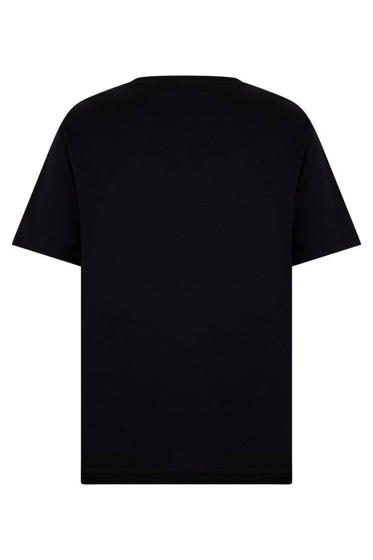 Black Graphic Regular T-Shirt 2
