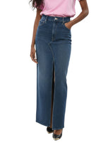 Blue Ankle Length Skirt 1