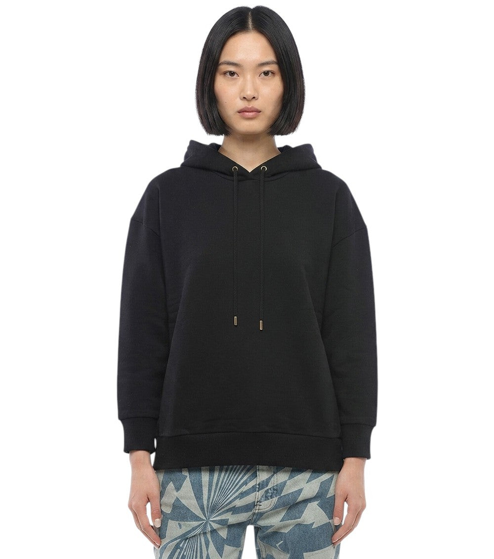 Black Logo Hood Hoodie 1