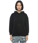 Black Logo Hood Hoodie 1