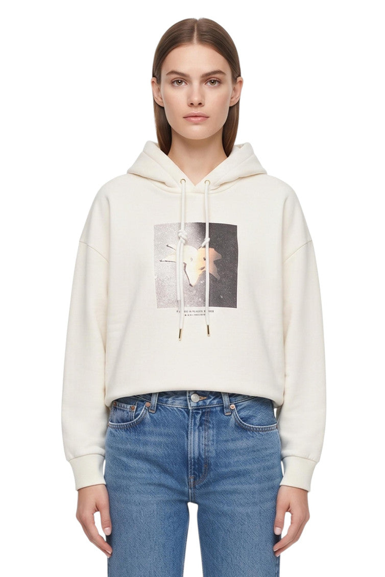 Off White Graphic Hood Hoodie 1