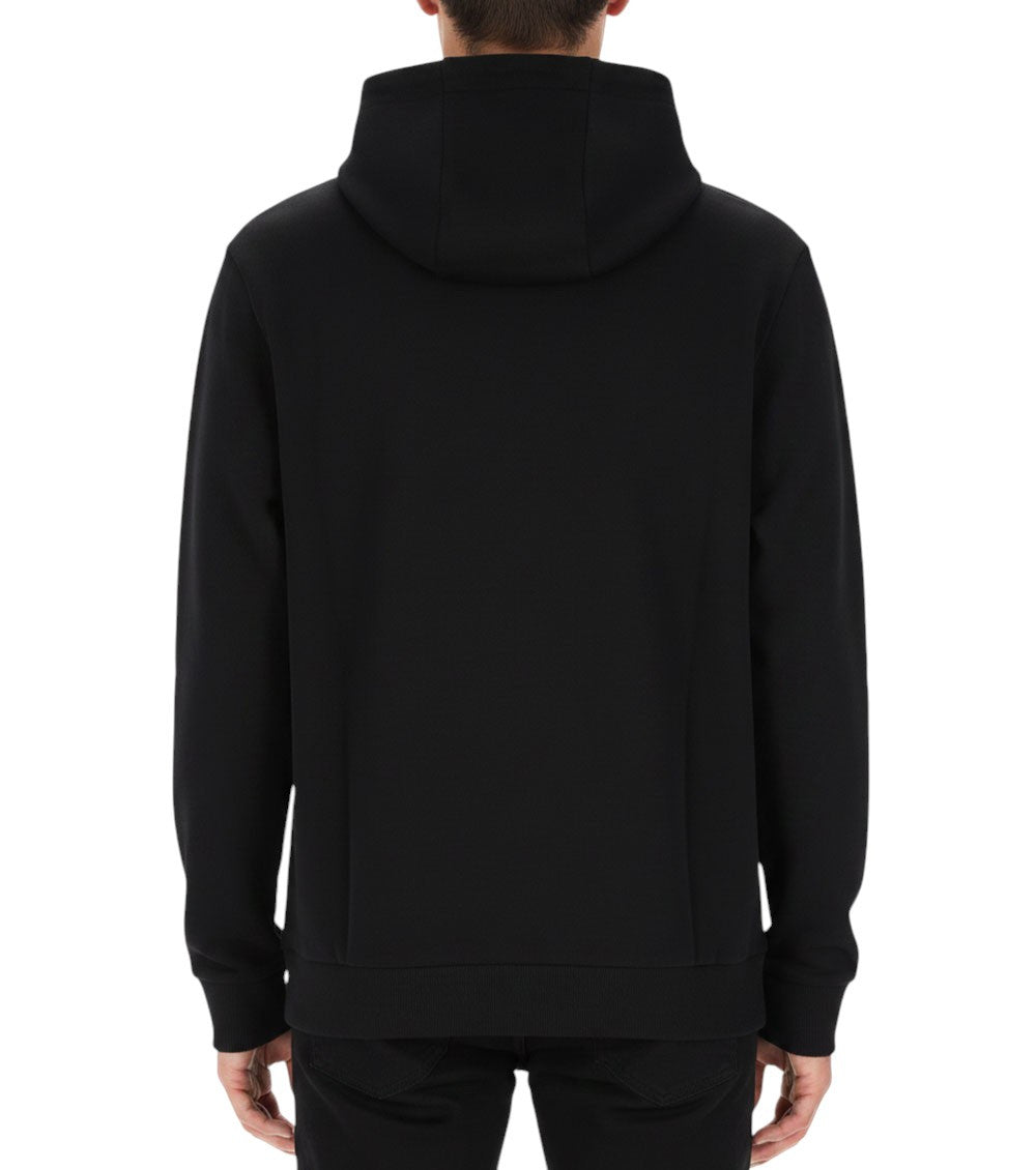 Black Zip Up Logo Hoodie 2