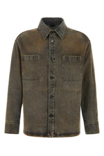 Grey Solid Shirt Jacket 1
