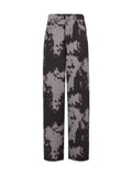 Black Straight Flat Front Pants 1