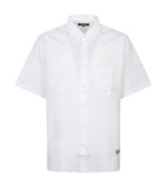 White Relaxed Solid Shirt 1