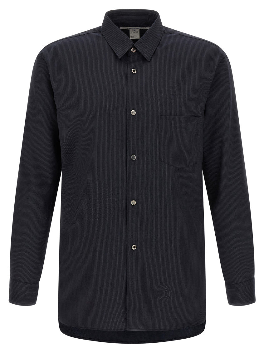 Dark Navy Stripes Shirt 1