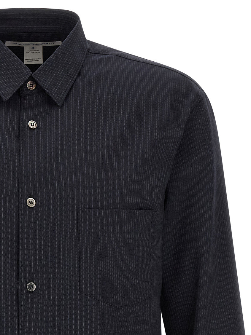 Dark Navy Stripes Shirt 3