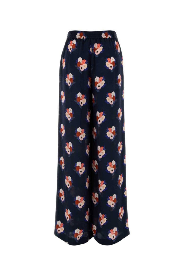 Dark Blue Relaxed Elasticated Pants 2
