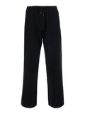 Black Regular Drawstring Pants 1