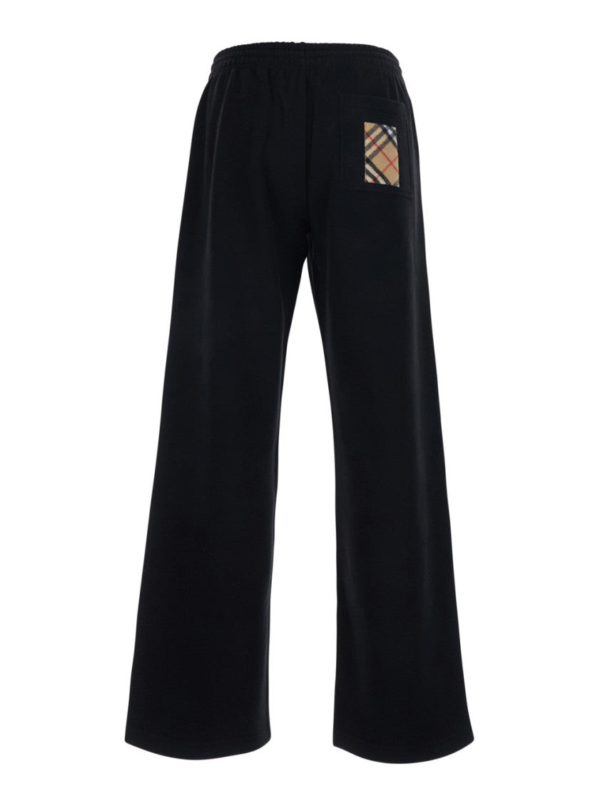 Black Regular Drawstring Pants 2