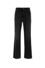 Black Mid Rise Jeans 1