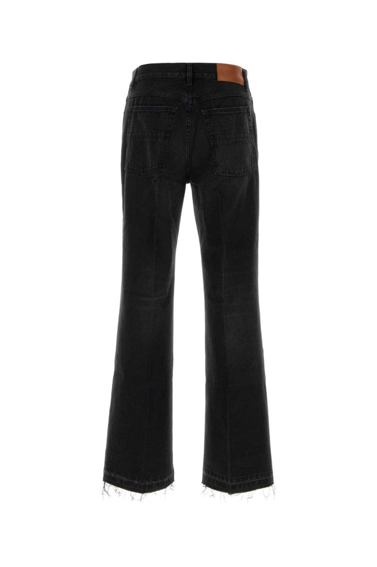 Black Mid Rise Jeans 2