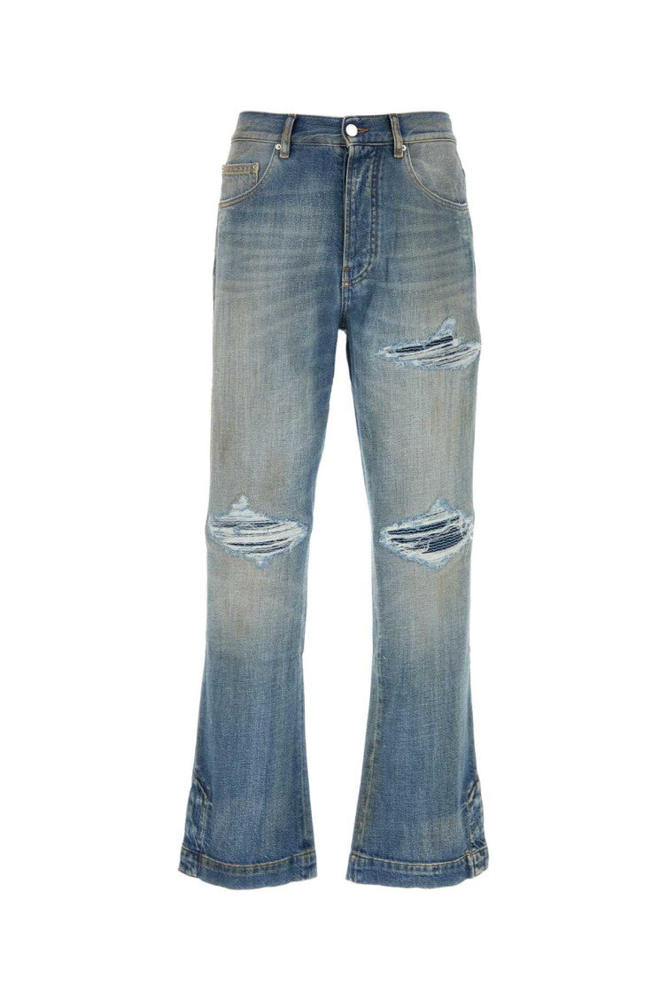Light Blue Flared Jeans 1