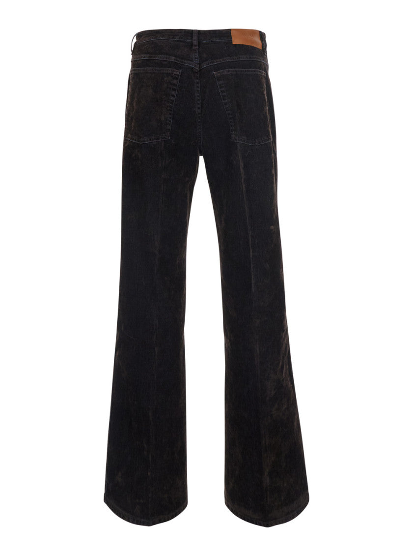 Dark Brown Bootcut Jeans 2