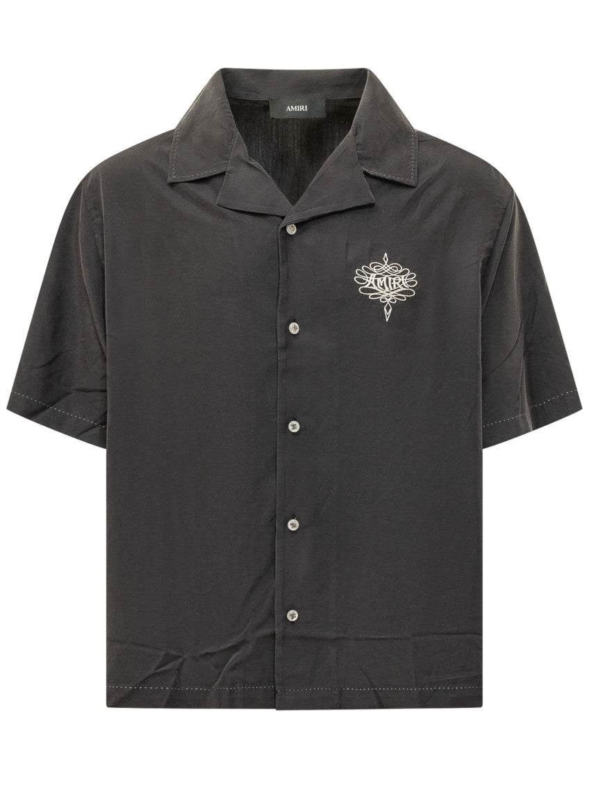 Black Relaxed Logo Shirt 1