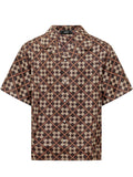 Brown Relaxed Printed Shirt 1