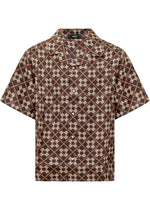 Brown Relaxed Printed Shirt 1