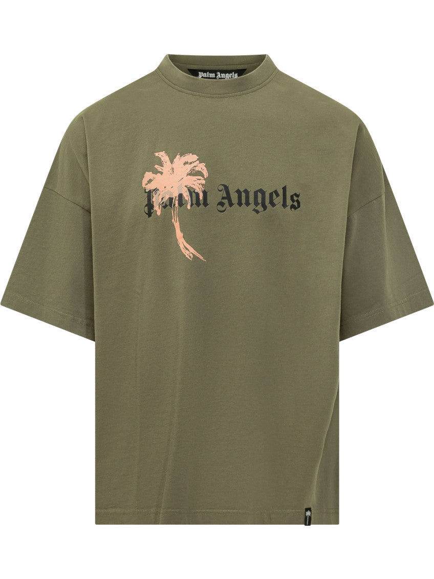Olive Crew Neck T-Shirt 1