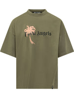 Olive Crew Neck T-Shirt 1