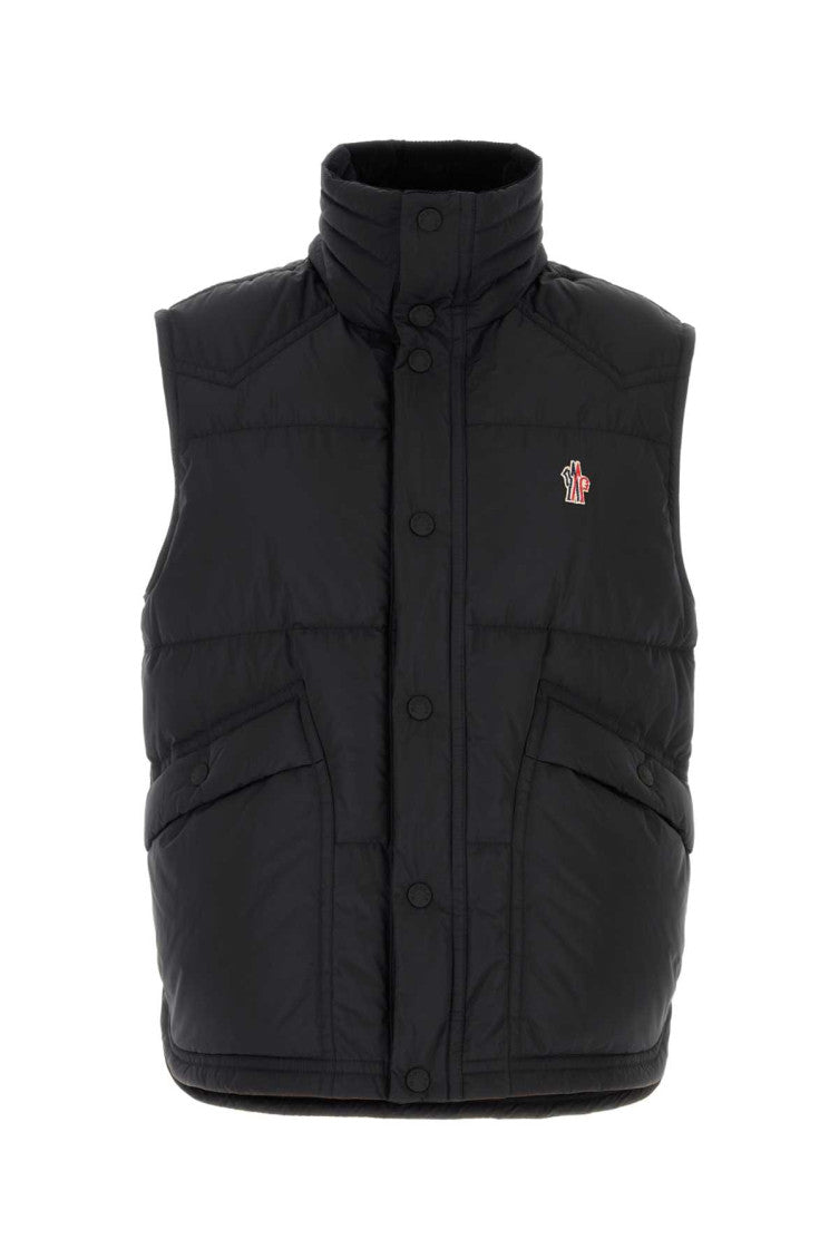 Black Sleeveless Down Jacket 1