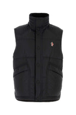 Black Sleeveless Down Jacket 1