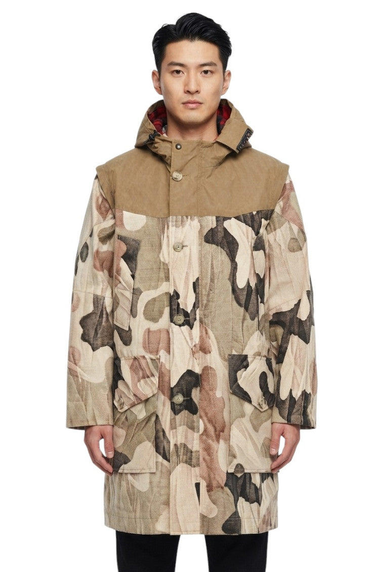 Multicolor Hood Parka Jacket 1