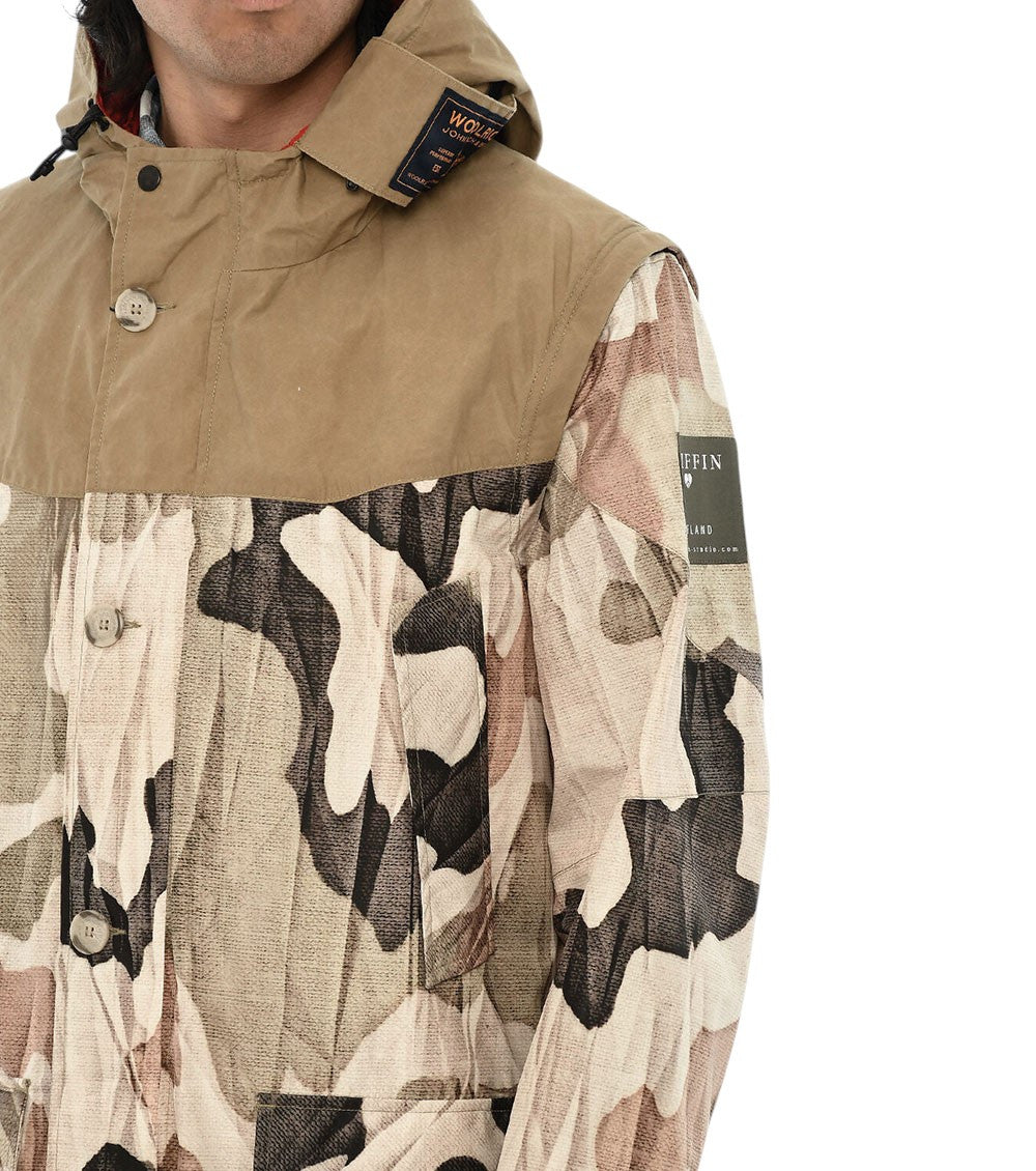 Multicolor Hood Parka Jacket 3