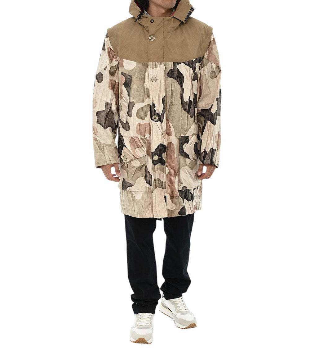 Multicolor Hood Parka Jacket 4
