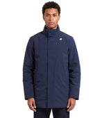 Blue Mock Collar Jacket 1