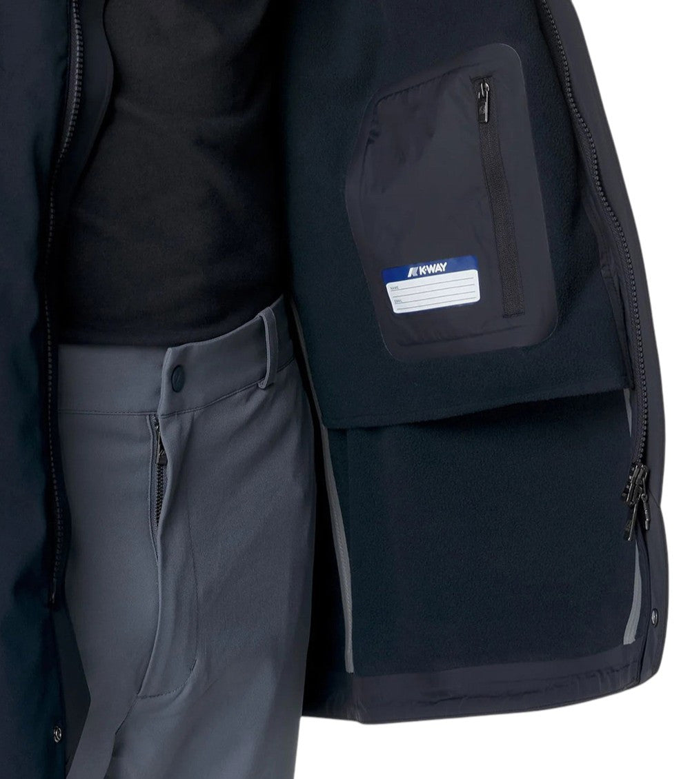 Blue Regular Hood Jacket 4