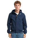 Blue Slim Hood Jacket 1