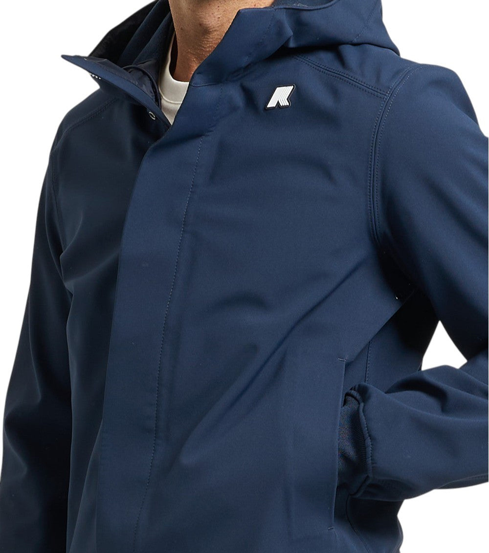 Blue Slim Hood Jacket 3