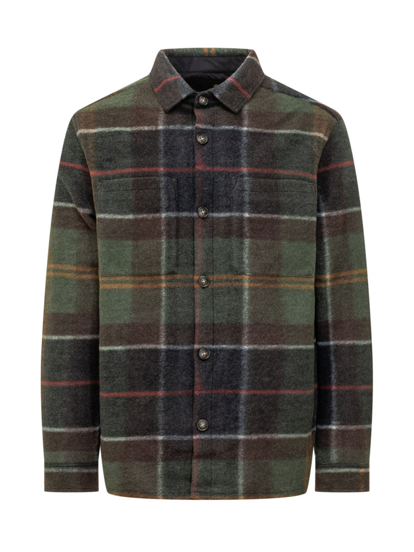 Green Regular Plaid Overshirt 1