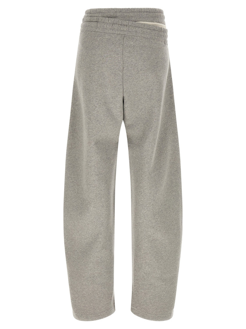 Grey Relaxed Drawstring Pants 2