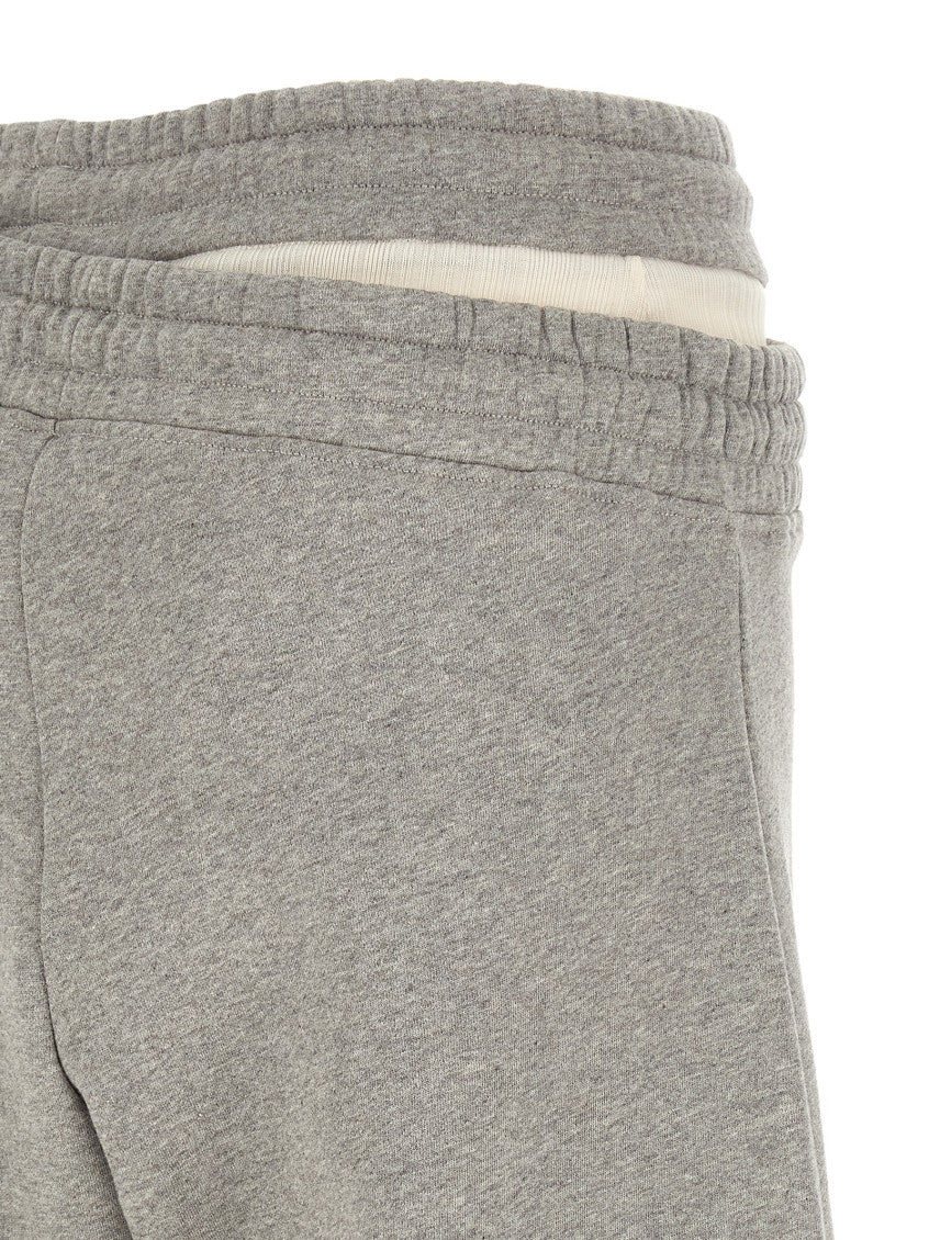 Grey Relaxed Drawstring Pants 4