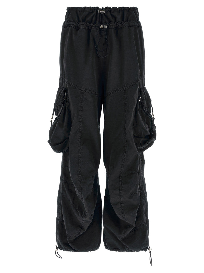 Black Oversized Cargos Pants 1