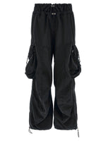 Black Oversized Cargos Pants 1