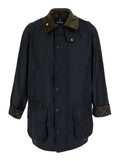 Navy Blue Waxed Jacket 1