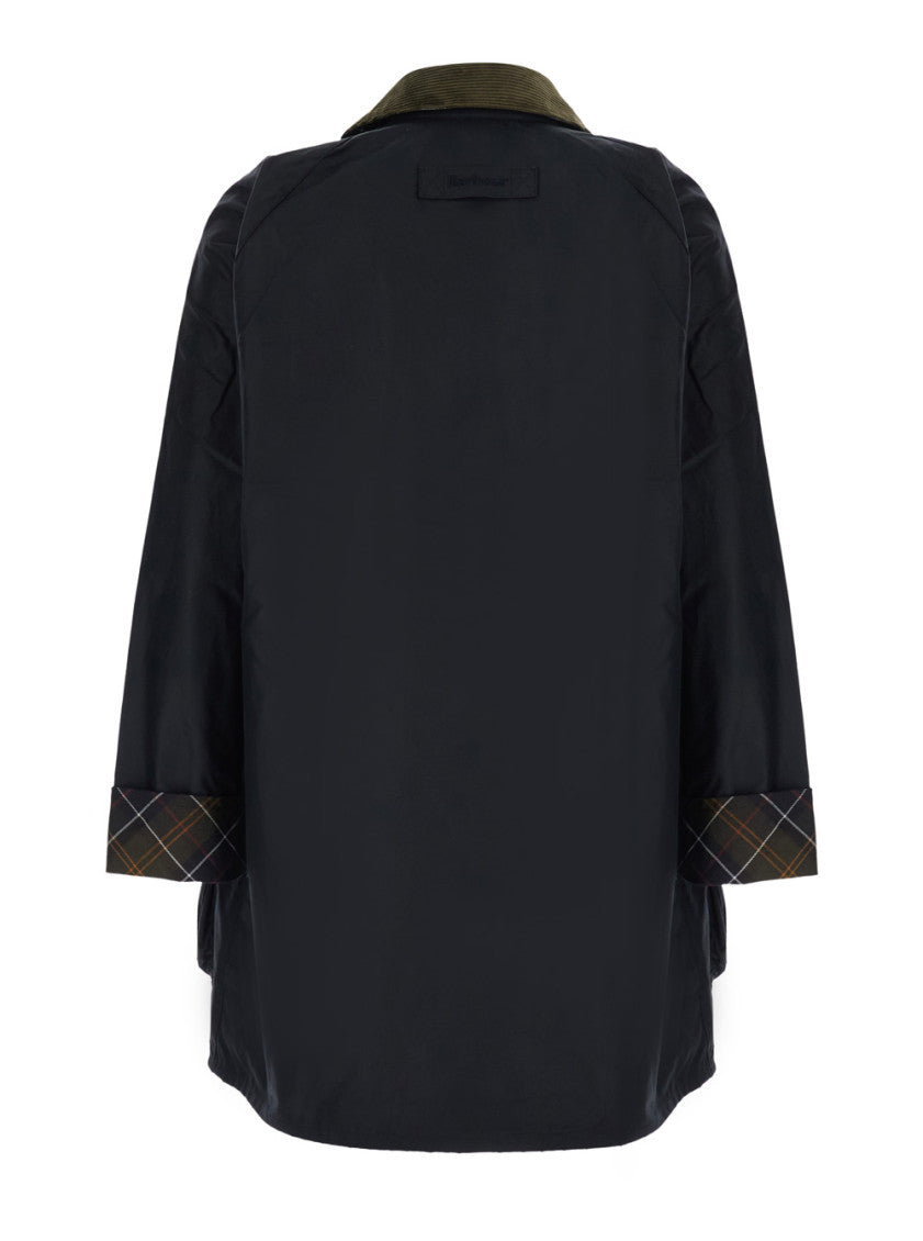 Navy Blue Waxed Jacket 2