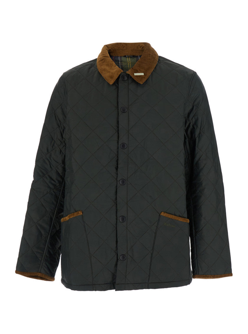 Sage Green Quilted Jacket 1