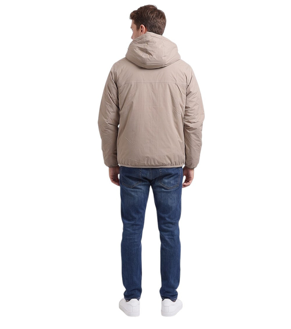 Beige Logo Hood Jacket 2