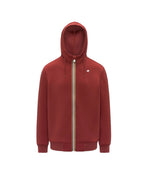 Red Zip Up Logo Hoodie 1