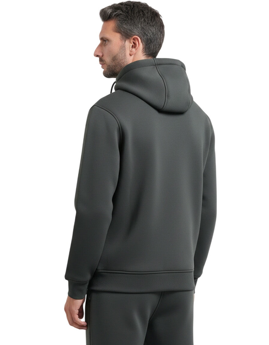 Green Zip Up Logo Hoodie 2