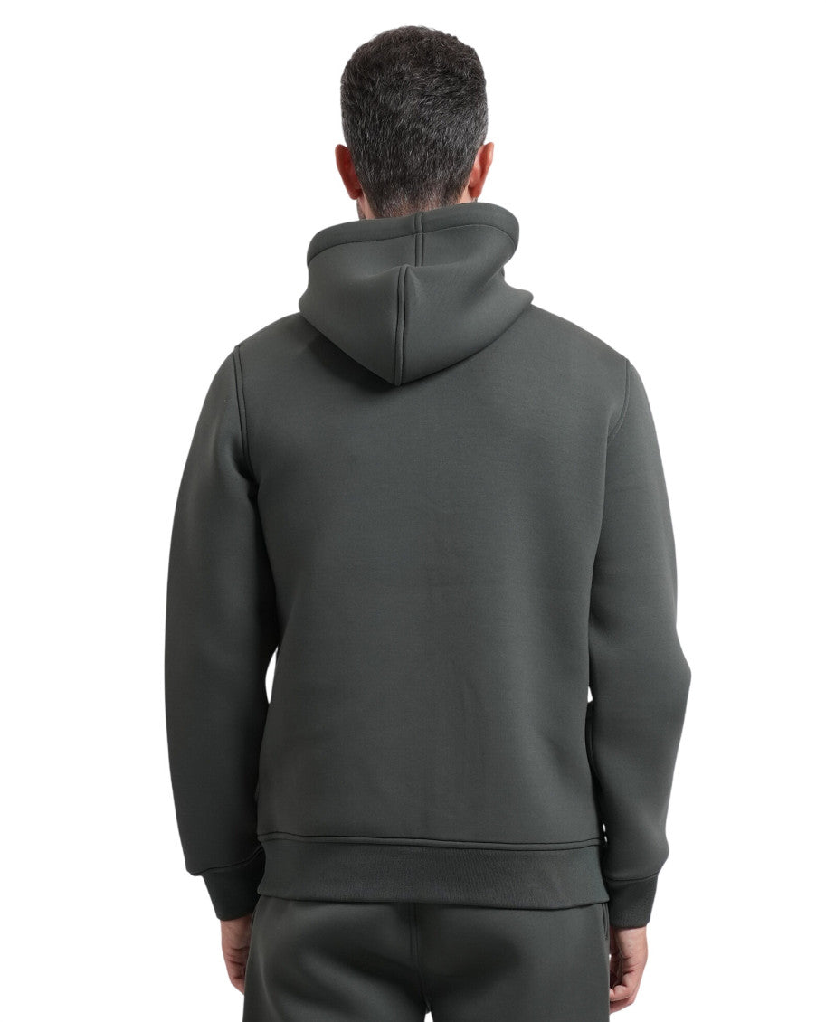 Green Zip Up Logo Hoodie 3