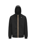 Black Zip Up Logo Hoodie 1