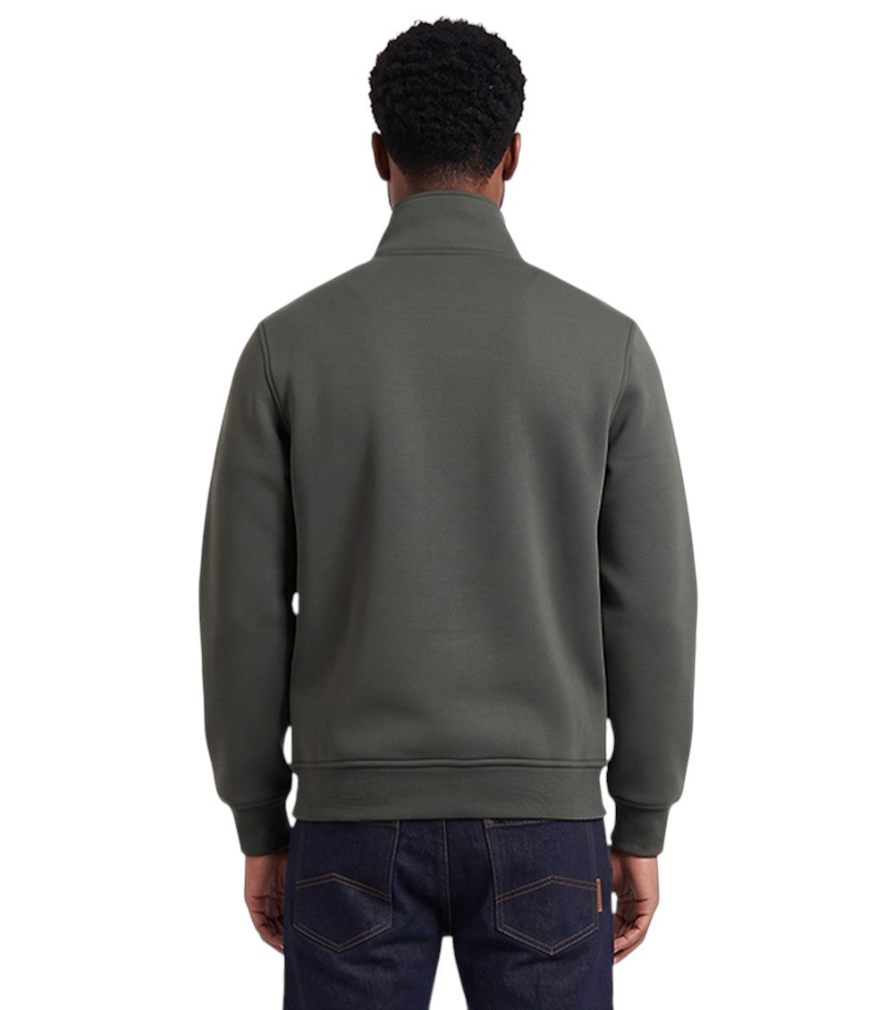 Green Mock Collar Sweatshirt 2