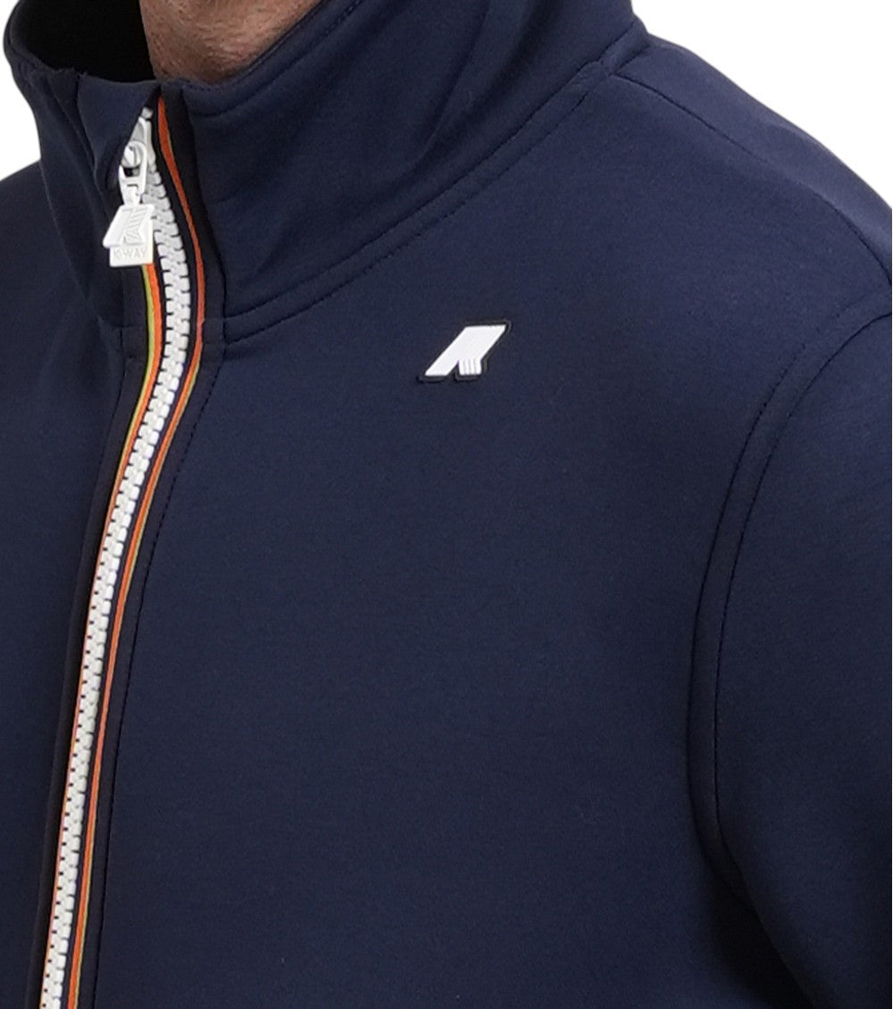 Blue Mock Collar Sweatshirt 3