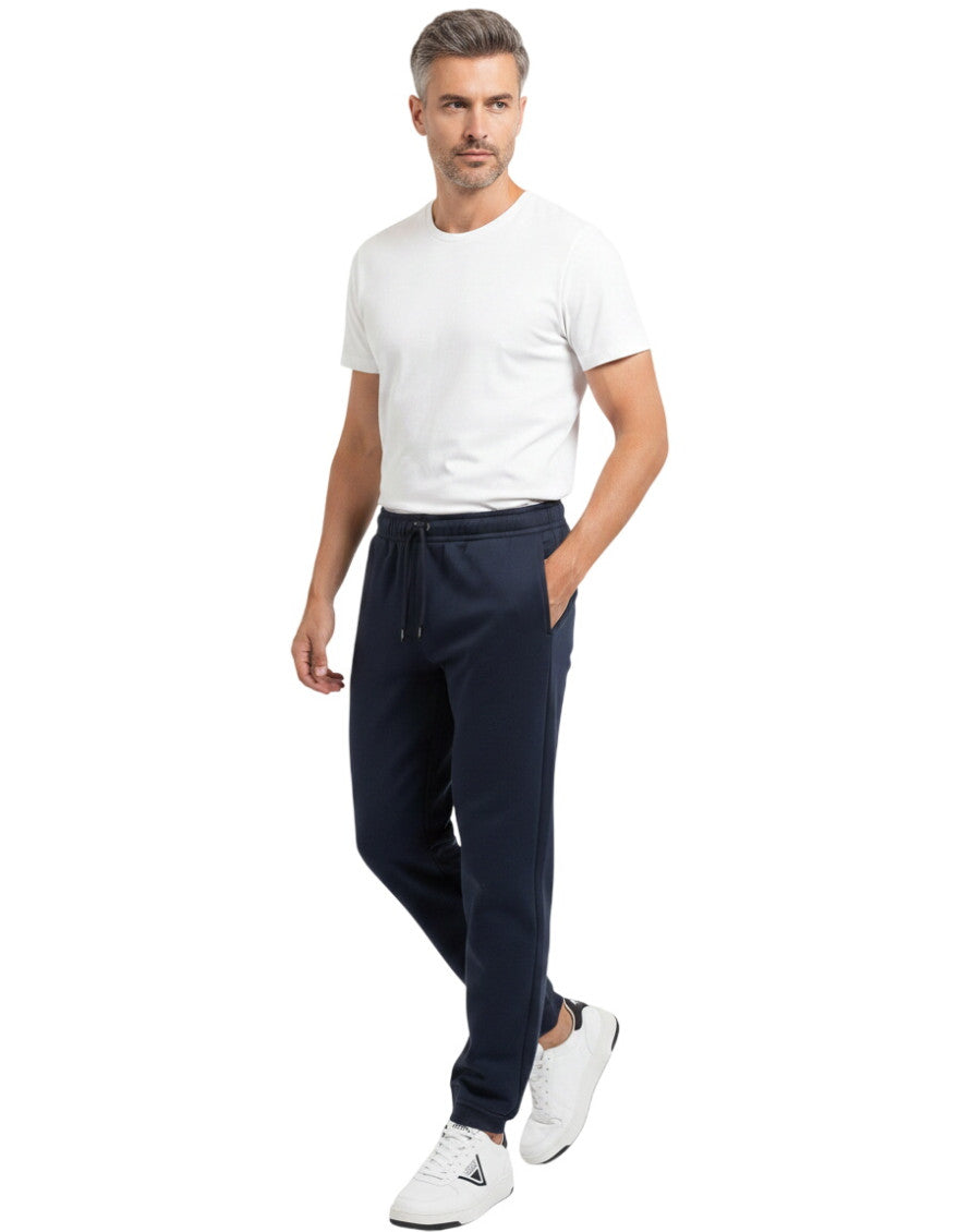 Blue Drawstring Joggers 1
