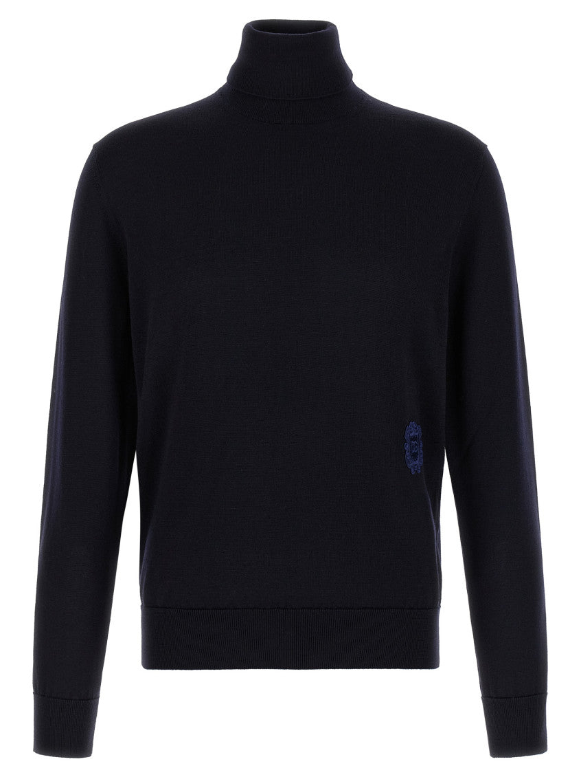 Navy Turtle Neck Sweater 1