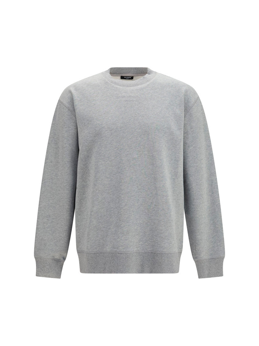 Grey Crew Neck Sweatshirt 1